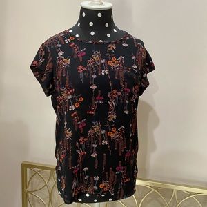 Dark floral shirt